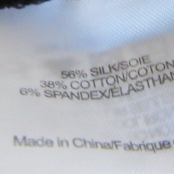 Tory Burch Women Pants sz.6, Navy, blend Silk - Picture 4 of 8